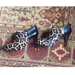 Michael Kors Cheetah Print Ankle Boots